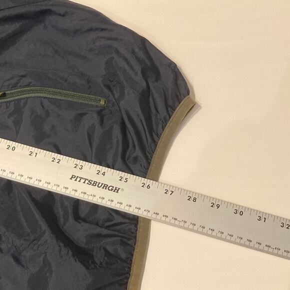 NWOT VINTAGE STRUCTURE SPORT Windbreaker L Navy Mock Neck 1/2 Zip - Picture 7 of 7